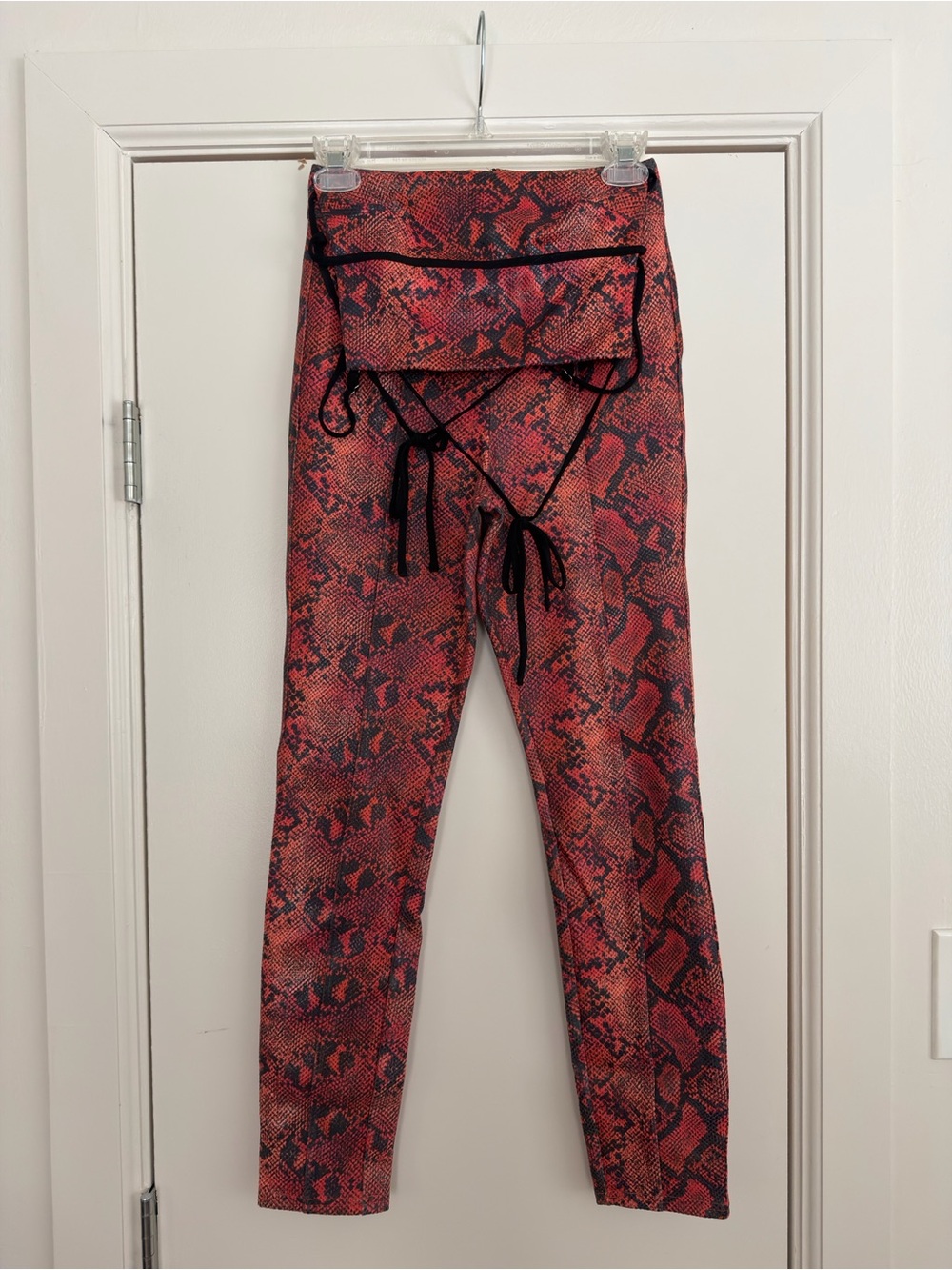 Hours Red Snake Print Co-ord Set
